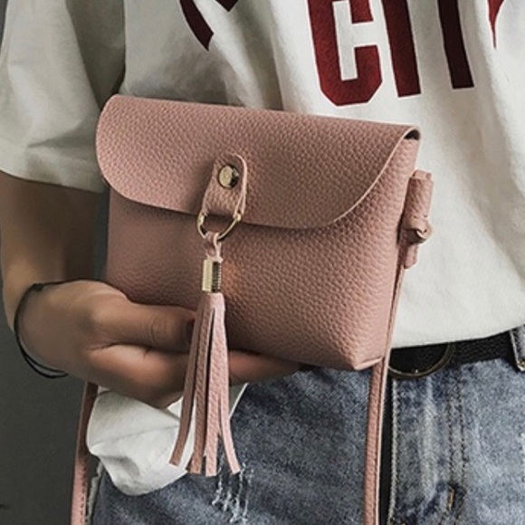Handbags - Blush pink cross body bag